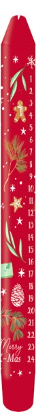 Alle Jahre wieder, Adventskalender-Kerze