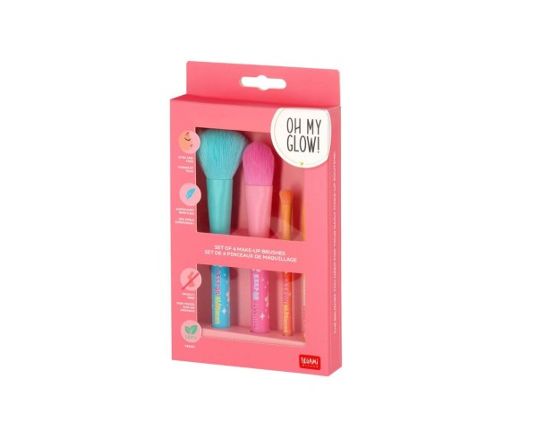 Set mit 4 Schminkpinseln - Oh My Glow! Daisy
