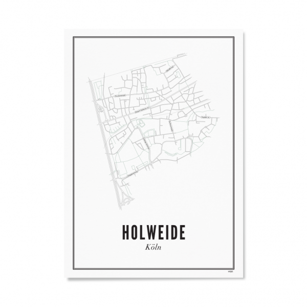 Poster KÖLN - HOLWEIDE 30 x 40 cm