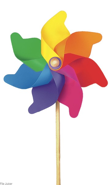 Windrad Regenbogen, Standard