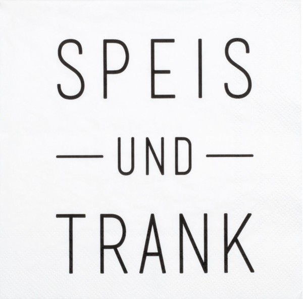 Servietten "Speis und Trank"