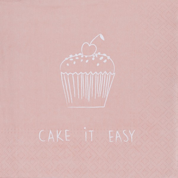 Serviette "Cake it easy"