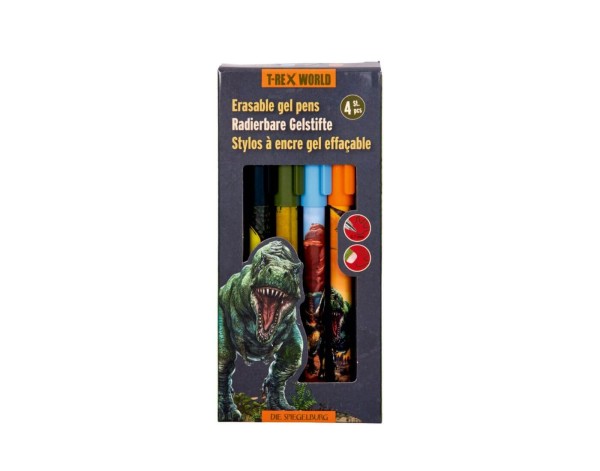 Radierbare Gelstifte - T-Rex World
