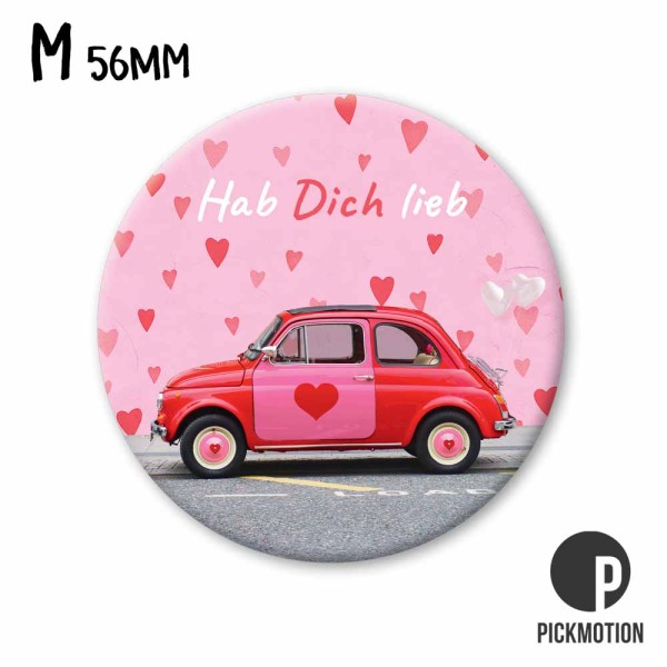 Magnet M hab dich lieb auto