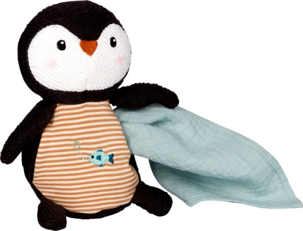 Kuscheltier mit Schnuffeltuch "Pinguin" Little Wonder