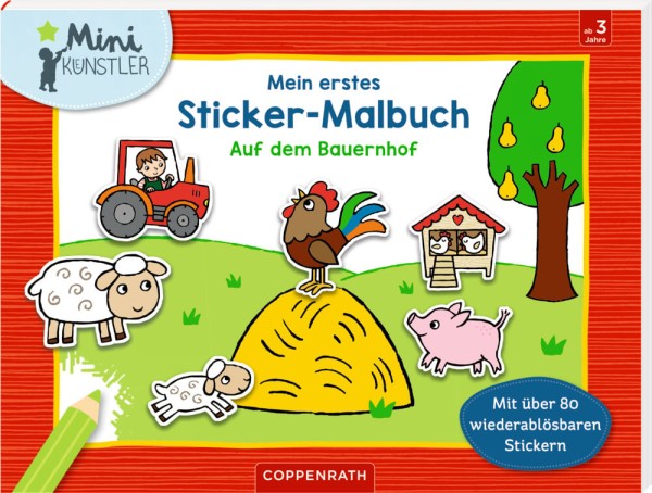 Mein 1. Sticker-Malbuch - Einhörner (Mini-Künstler)