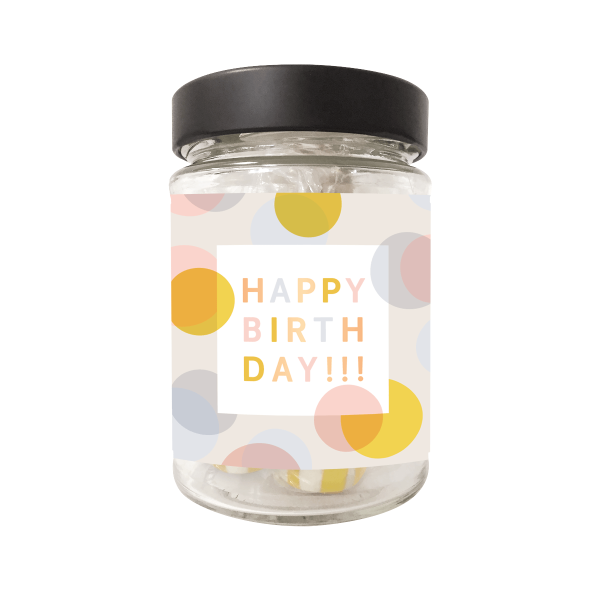 Bonbon im Glas Happy Birthday!!!
