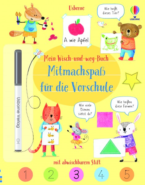 Holly Bathie, Mein Wisch-und-weg-Buch: Mitmachspaß für die Vorschule