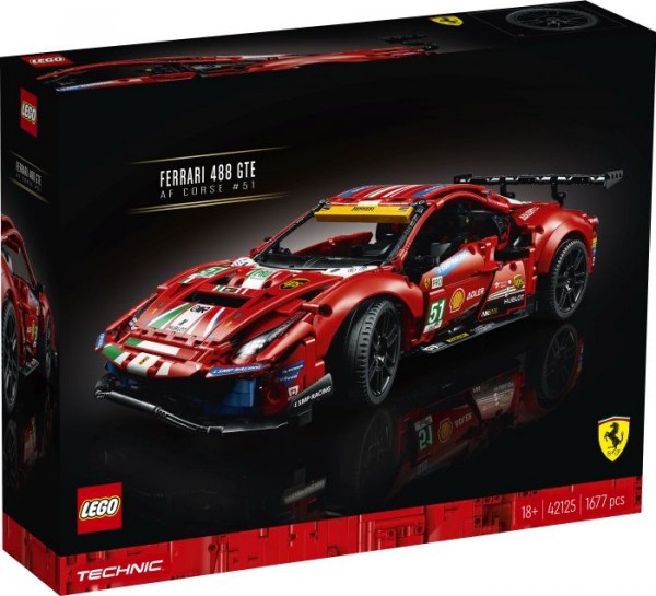 LEGO® Technic 42125 Ferrari 488 GTE AF Corse 51