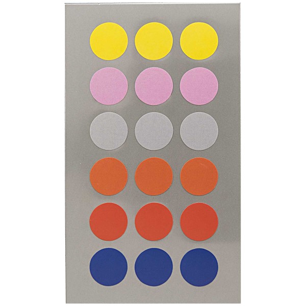 OFFICE STICK, BUNT PUNKTE 15MM
