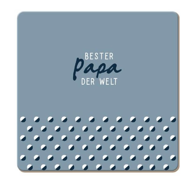 Korkuntersetzer Bester Papa