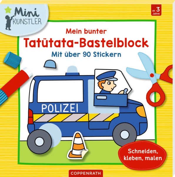 Mein bunter Tatütata-Bastelblock (Mini-Künstler)