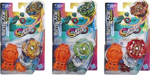 Beyblade Burst Rise Hypersphere Starter Packs einzeln (verschiedene Designs zur Auswahl)