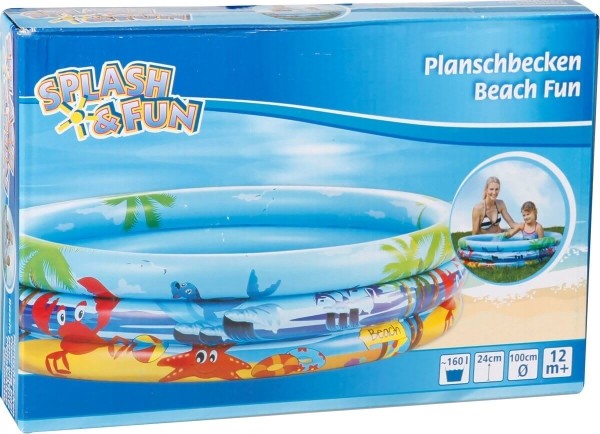 Splash & Fun Planschbecken Beach Fun # 100 cm