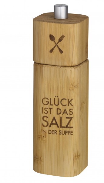 DINING SALZMÜHLE "GLÜCK IST DAS SALZ IN DER SUPPE"