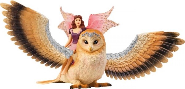 schleich® bayala® 70789 Elfe auf Glitzer-Eule