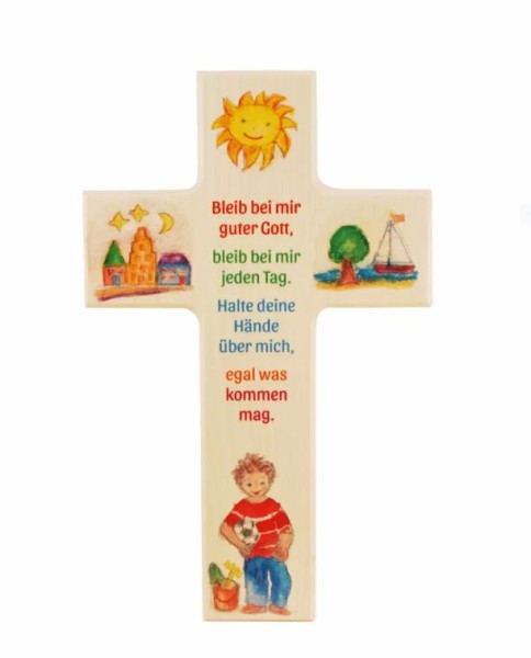 Kinderkreuz Bleib bei mir guter Gott