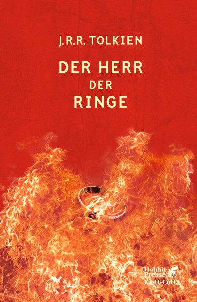 J. R. R. Tolkien; Der Herr der Ringe, einbändig (rot)