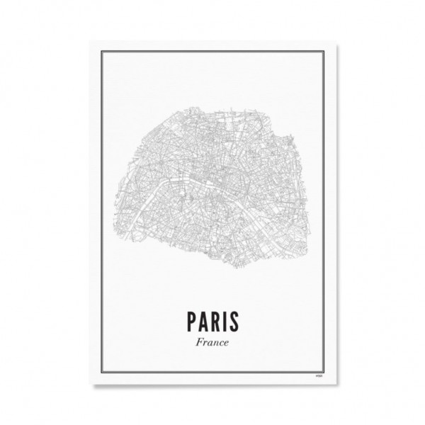 Poster PARIS - STADT 30 x 40 cm