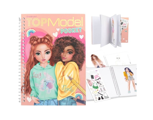 TOPModel Pocket Malbuch