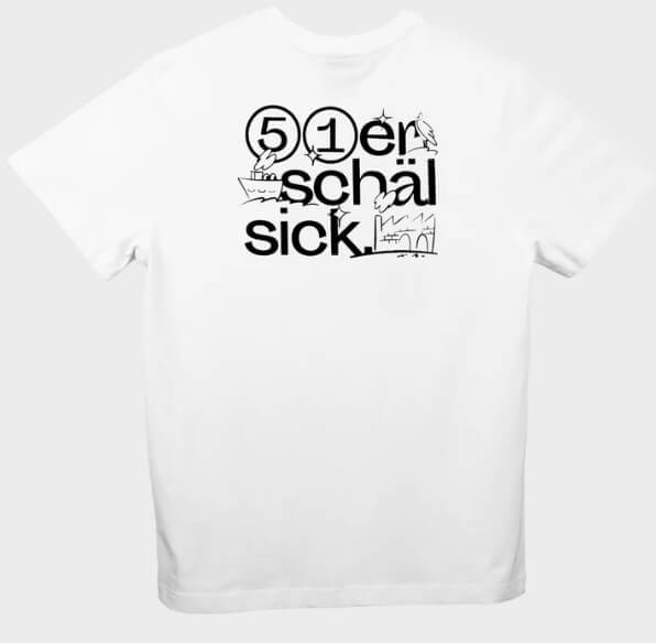 T Shirt Schal Sick XL einzigundartig