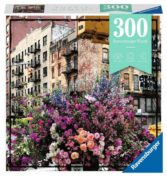 Ravensburger Puzzle Moment: Flowers in New York (300 Teile)