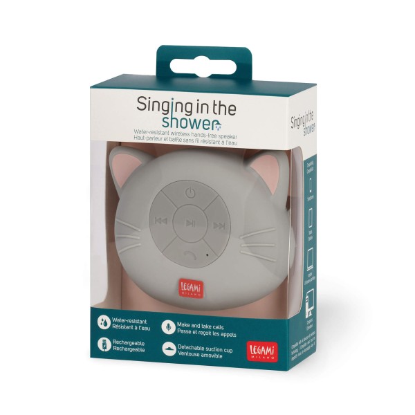 Singing in the Shower - Wasserfester Bluetooth®-Freisprechlautsprecher Katze