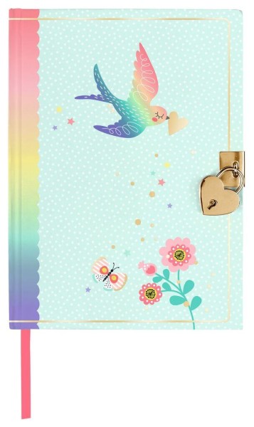 Flowers & Friends Tagebuch "Heart Bird"