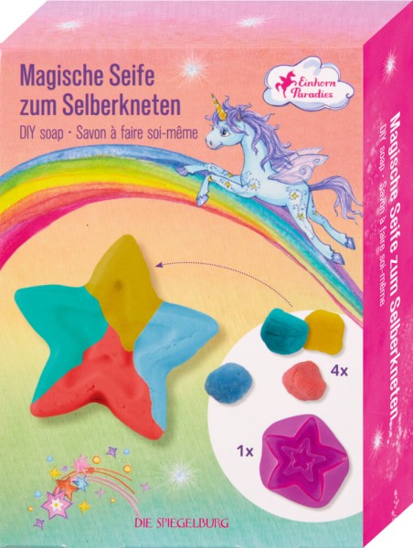 Magische Seife zum Selberkneten - Einhorn Paradies