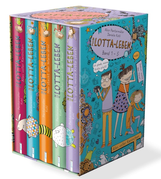 Alice Pantermüller - Mein Lotta-Leben im Schuber Bd. 1 - 5