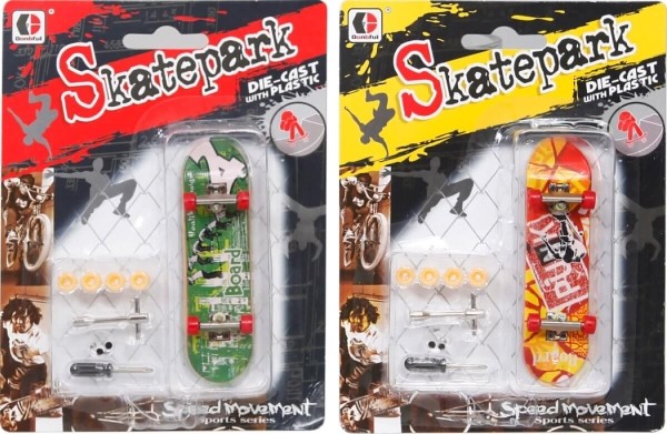 Fingerskateboard, sortiert