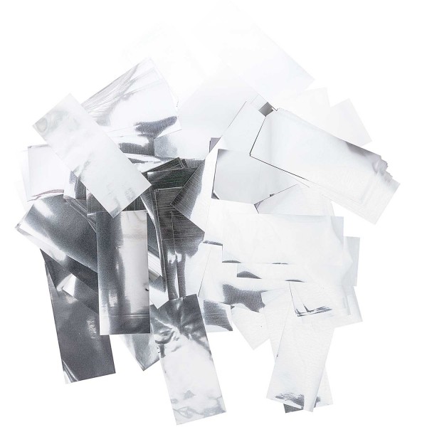 Konfetti Flitter Streifen Silber 50g YEY! LET'S PARTY
