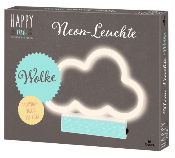 Happy me Neon-Leuchte Wolke