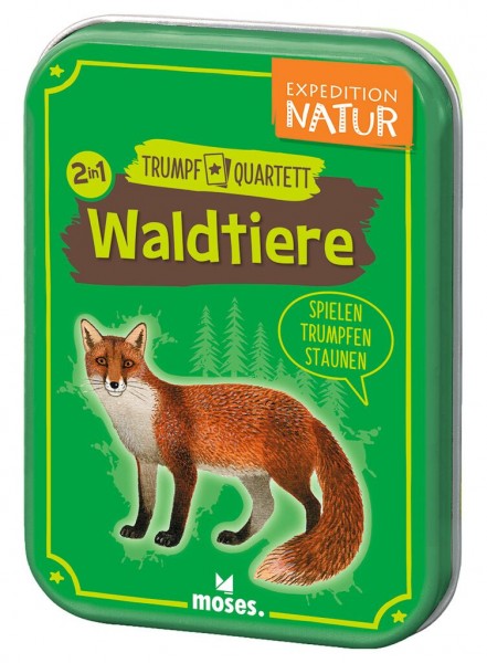 Expedition Natur Trumpf Quartett Waldtiere