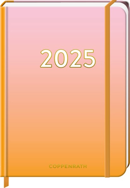 Kleiner Wochenkalender: Mein Jahr 2025 - Sonnenaufgang rosa (I love)