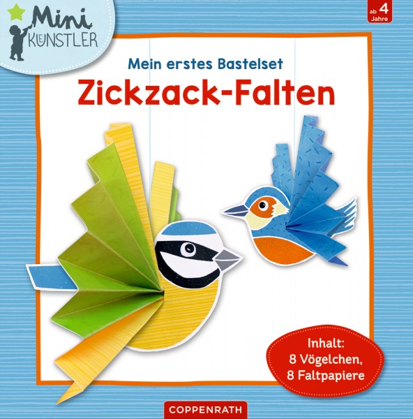 Mein erstes Bastelset: Zickzack-Falten (Mini-Künstler)