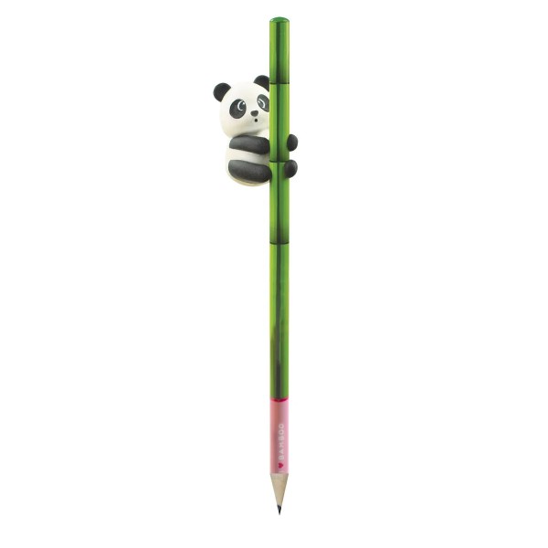 Bleistift mit Radiergummi Panda