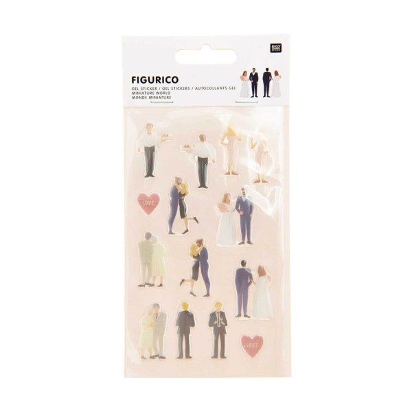 Rico Design Figurico Gelsticker Hochzeit 1