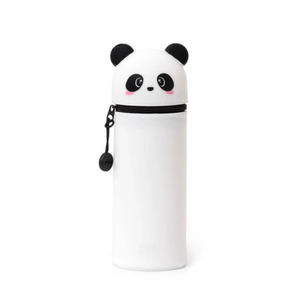 Federmäppchen Panda 2 in 1 aus weichem Silikon