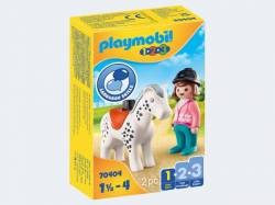 Playmobil 1.2.3 Reiterin mit Pferd