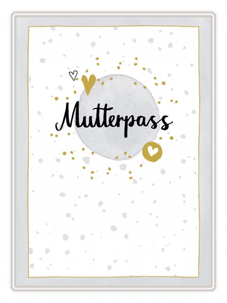 Mutterpasshülle - Mutterpass (grau)