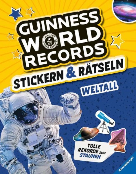 Guinness World Records Stickern und Rätseln: Weltall