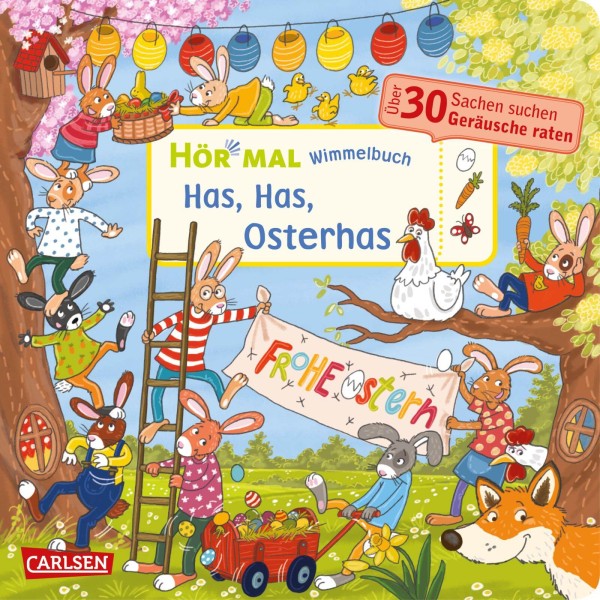 Christian Jeremies, Fabian Jeremies: Hör mal (Soundbuch) - Wimmelbuch: Has, Has, Osterhas