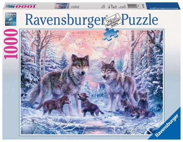 Ravensburger Puzzle 19146 Arktische Wölfe