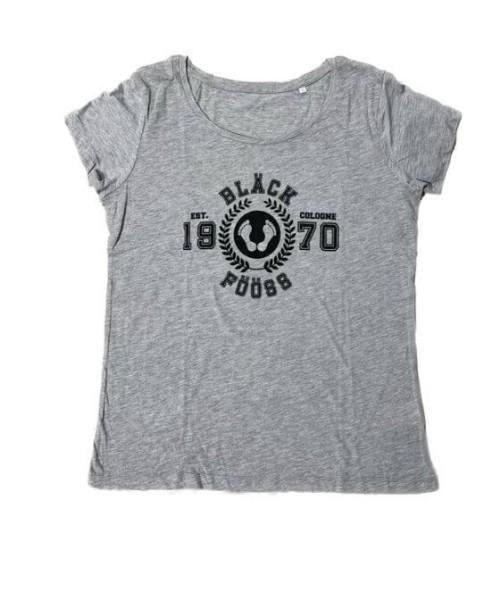 Bläck Fööss Jubiläums-T-Shirt im Damenschnitt grau