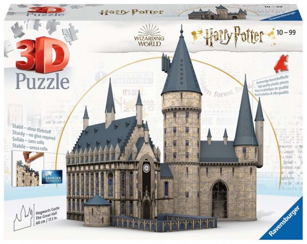 Harry Potter Hogwarts Schloss - Die Große Halle - 540 Teile - 3D Puzzle Nr. 11259
