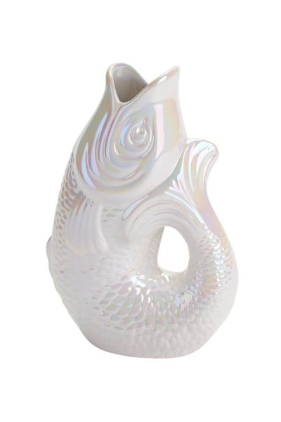 Monsieur Carafon, Fisch, Vase, Karaffe, S, pearl, 1,2Liter