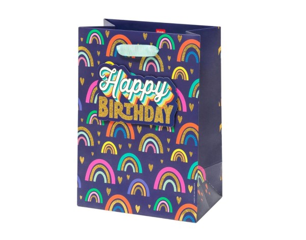 Geschenktüte - Medium Regenbogen
