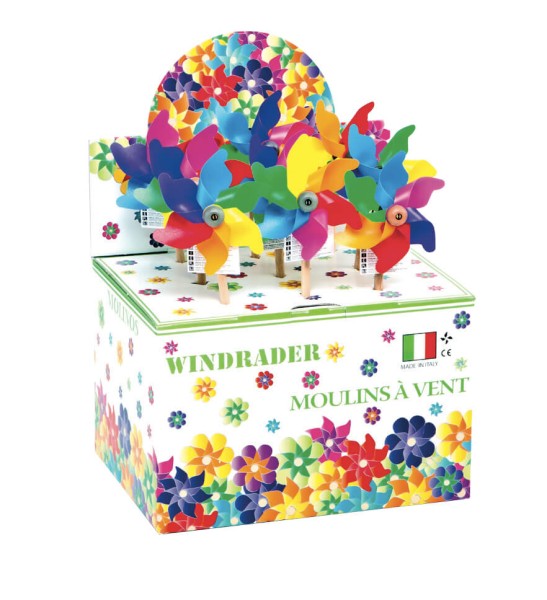 Windrad Regenbogen, mini