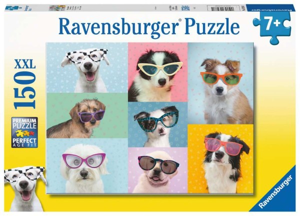 Witzige Hunde Puzzle